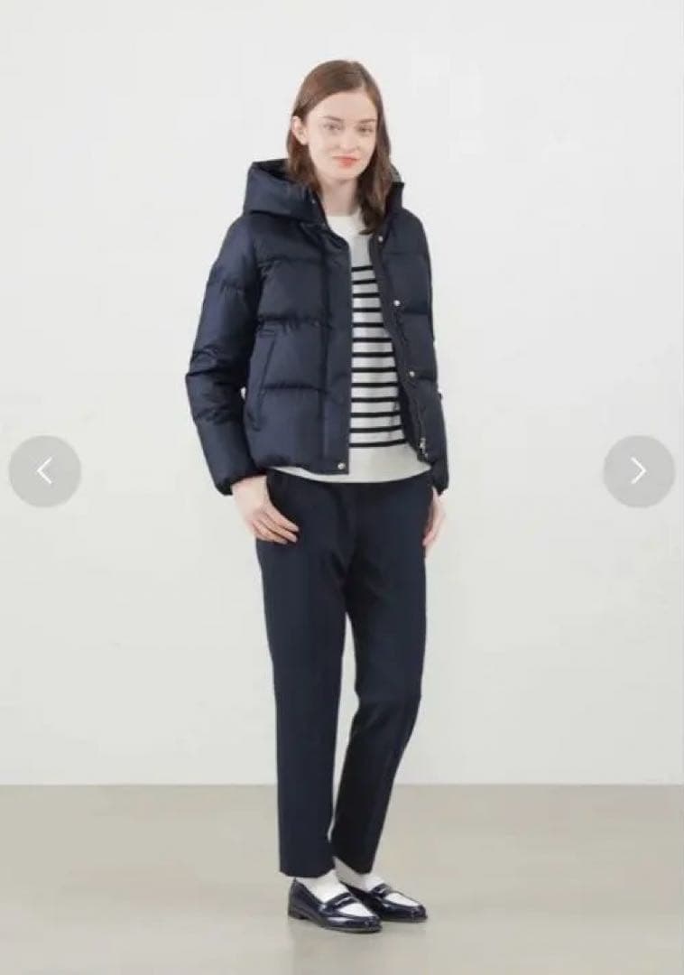 【ma!】マッキントッシュフィロソフィー　フーデッドショートダウン