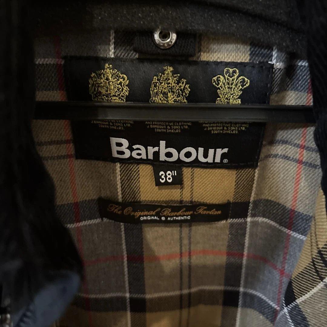 Barbour ネイビー ジャケット 38\"