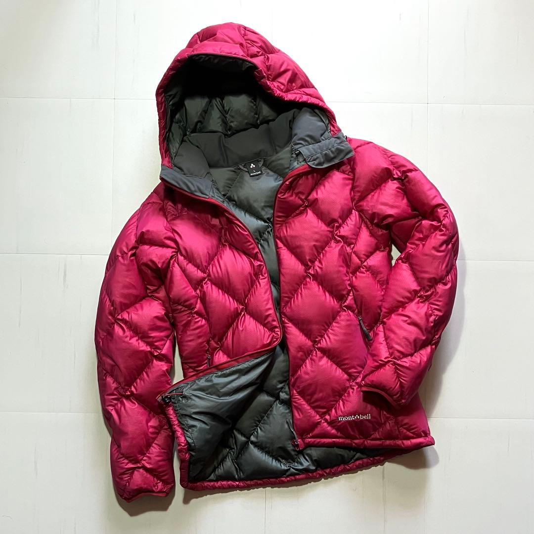 mont-bell モンベル ライトアルパインダウンパーカ　チェリーレッド　Ｌ