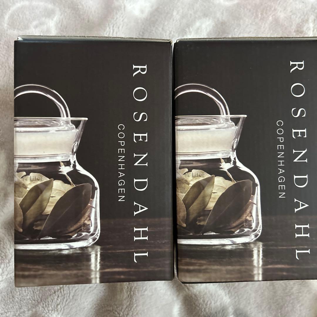 【新品未使用】1/4 ローゼンダール コペンハーゲン　キャニスター　2個