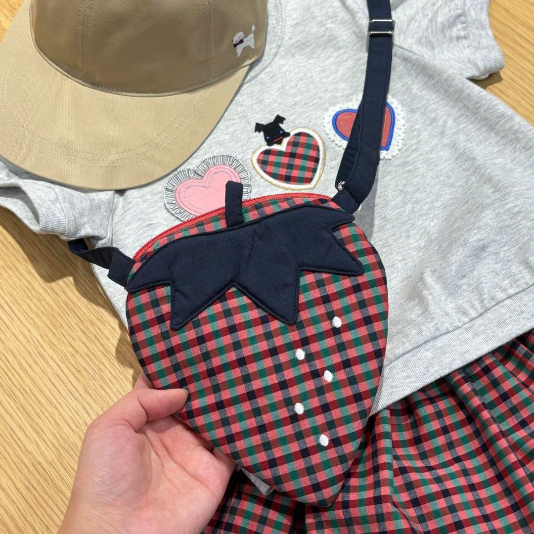 familiar いちご　ポシェット
