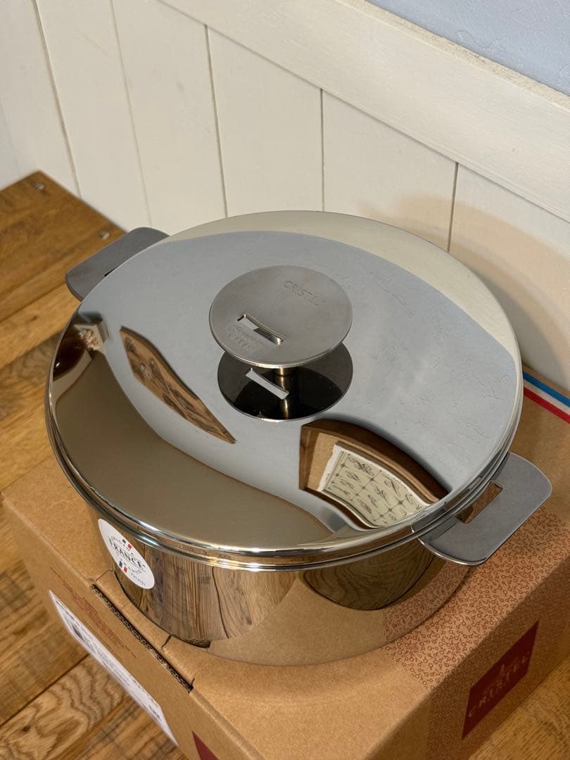 新品 CRISTEL グラフィット 両手深鍋 G 20cm C20GK9