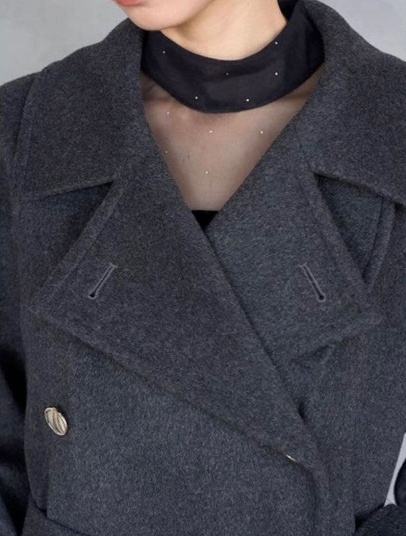 スナイデル　ウールカシミヤスタンドカラーコート　snidel 1サイズ　コート