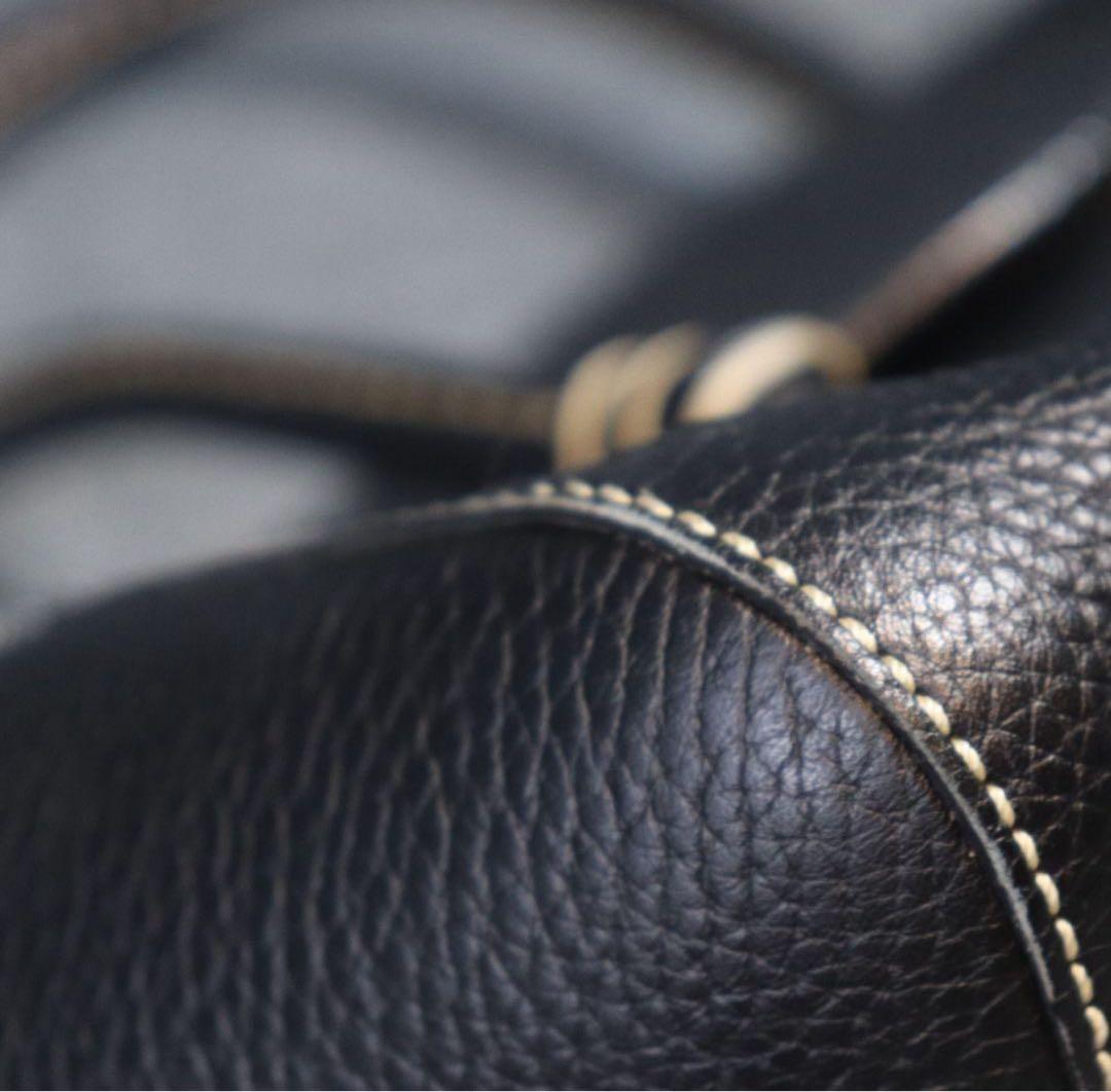 TOD'S Corniche Wave トートバッグ トッズ 黒