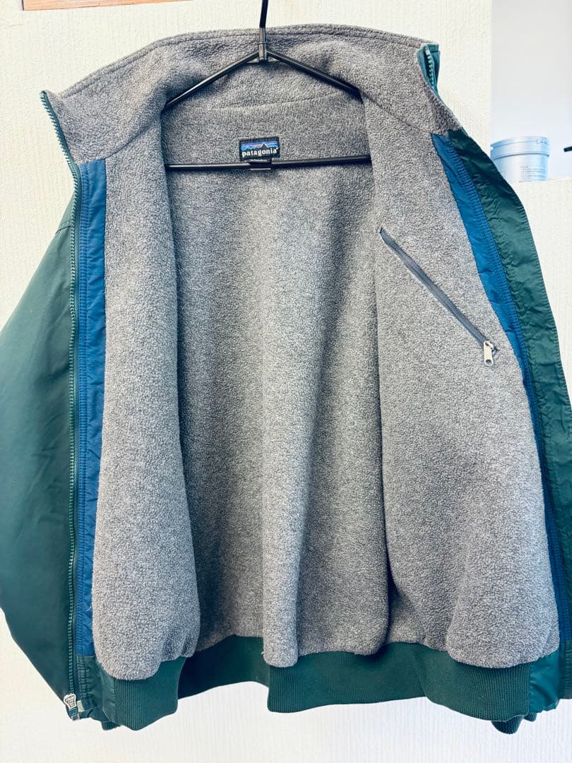な*と様 Patagonia グリーン ジップアップブルゾン
