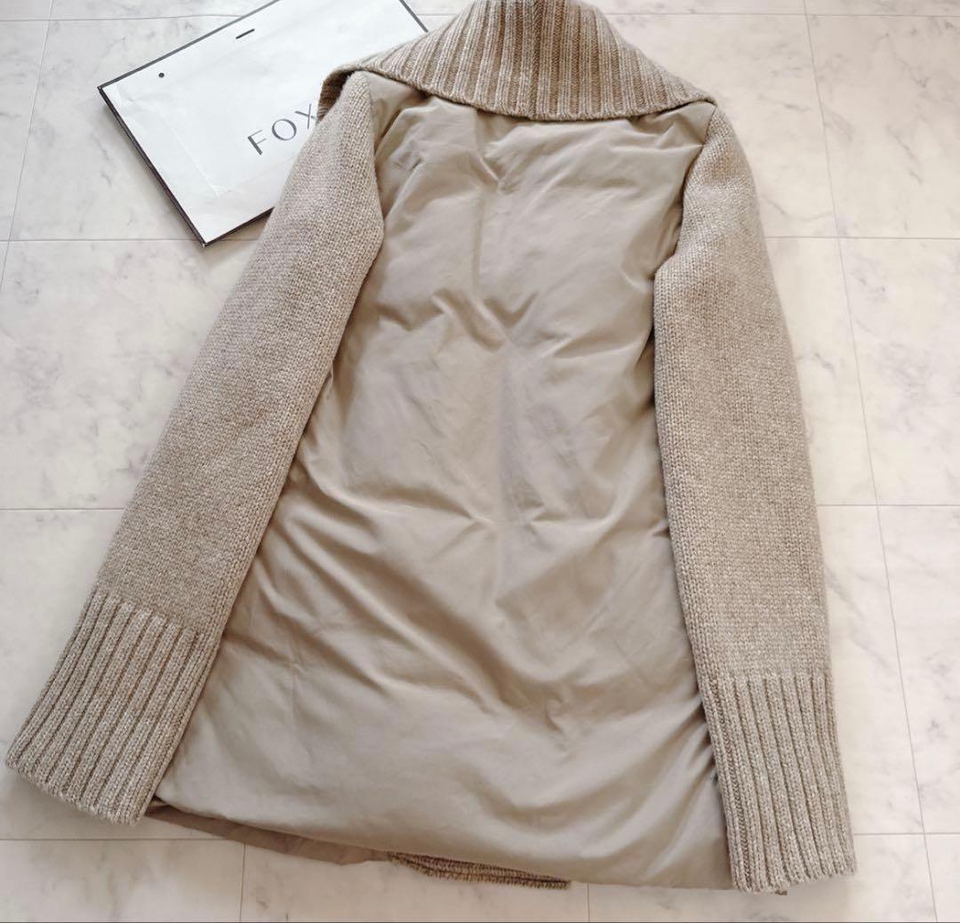 フォクシー ダウン&カシミヤ100% ニットコートDAISY LIN FOXEY