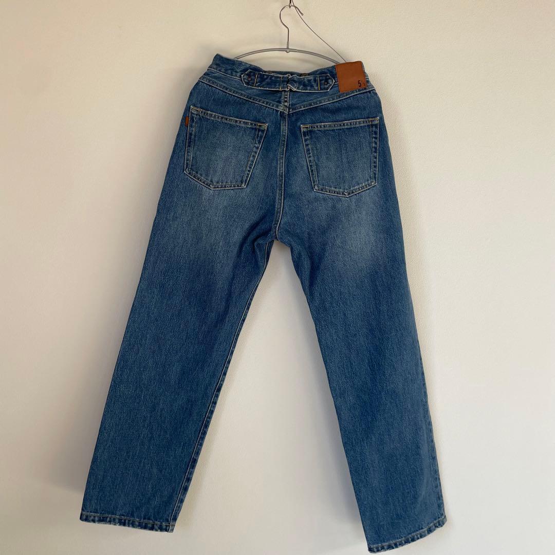 新品未使用☆スピックアンドスパン　5 1/2 ストレートフィットデニム　27