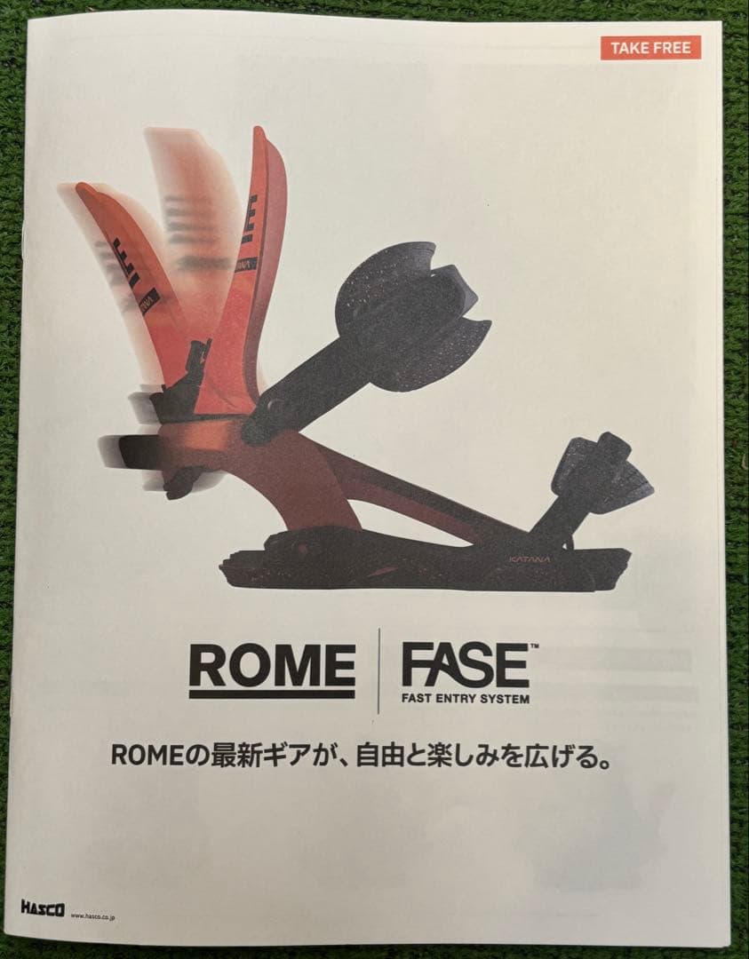 ROME Katana AW FASE ×staleビンディング M/L
