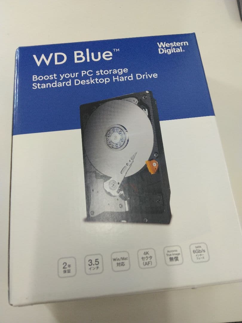 WD Blue 6TB 内蔵型ハードディスクドライブ