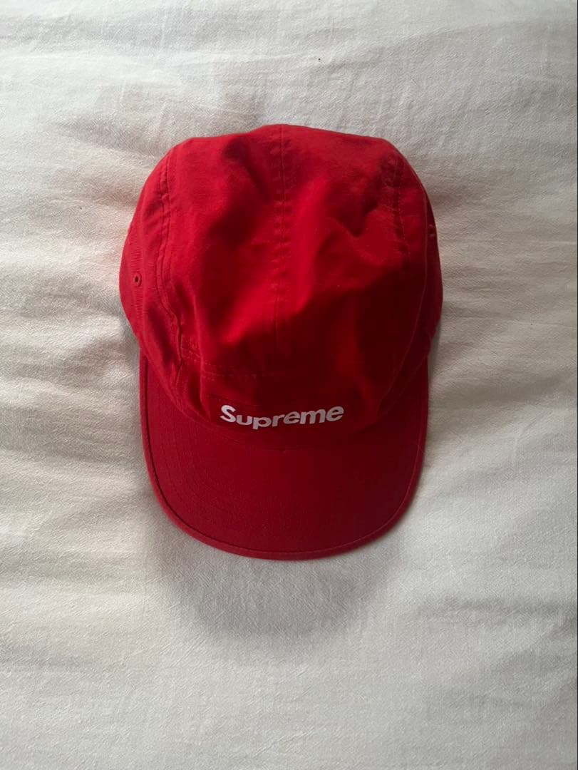 Supreme キャップ　（赤）