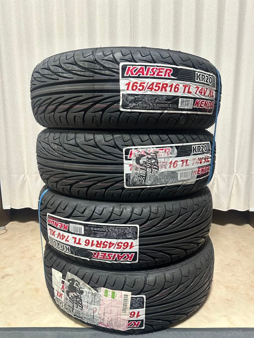直接引取限定　KENDA Kaiser KR20 165/45R16 4本新品