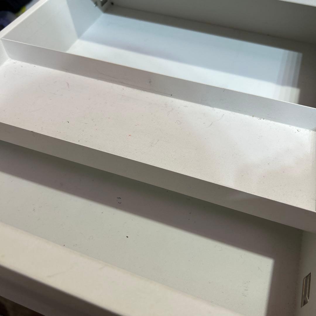 【最終値下】　無印良品 スチールキャビネット ライトグレー デスクワゴン 袖机