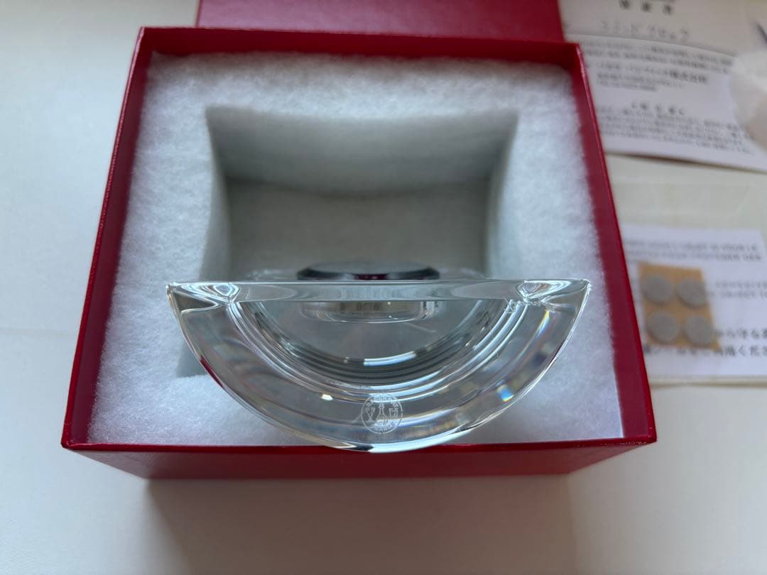 Baccarat ラランド クロック 超美品 置時計