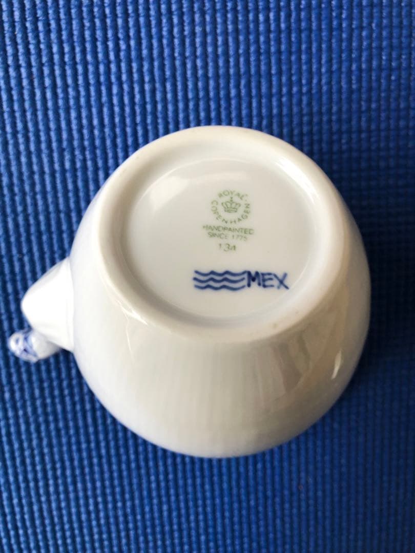 【未使用・箱付き】ロイヤルコペンハーゲン プリンセス 急須と湯呑みセット