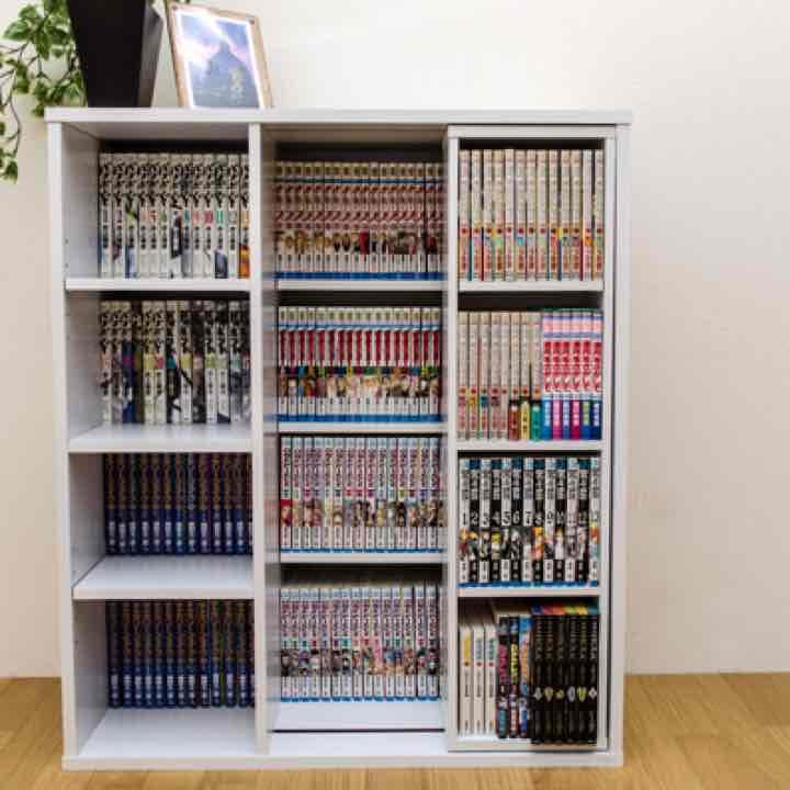 送料無料！スライド式 書棚