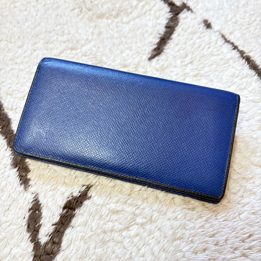 ルイヴィトン エピ 長財布 ブルー 箱付 美品 ユニセックス 軽量