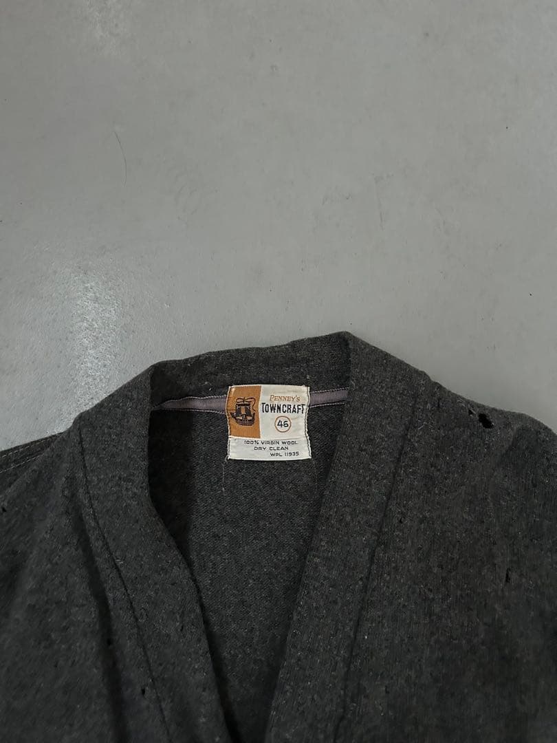 vintage town craft 60s カーディガン ボロ