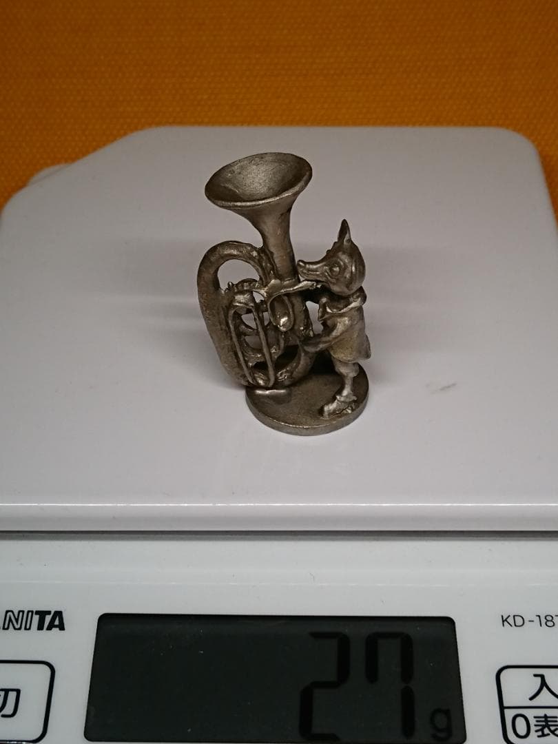 ネズミ　金属　彫像　オブジェ　置物　インテリア　工芸品　美術品　A3401