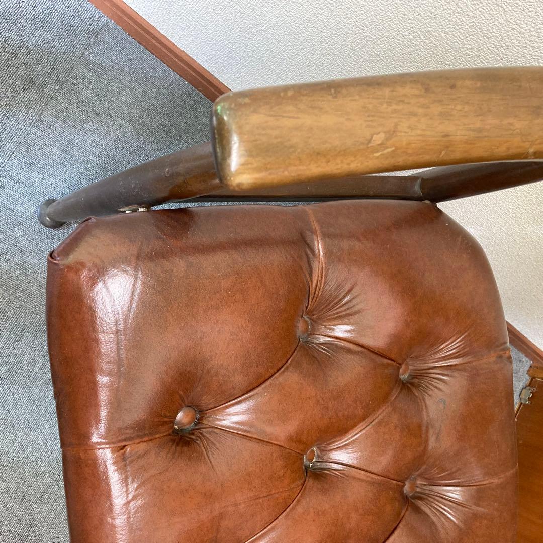 激レア　辻木工 レトロ 木製 アームチェア TSUJI 椅子 イス ビンテージ