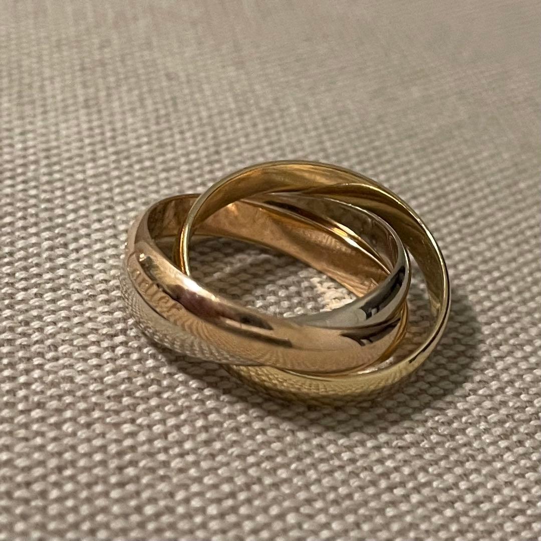 Cartier カルティエ #52 750トリニティリング