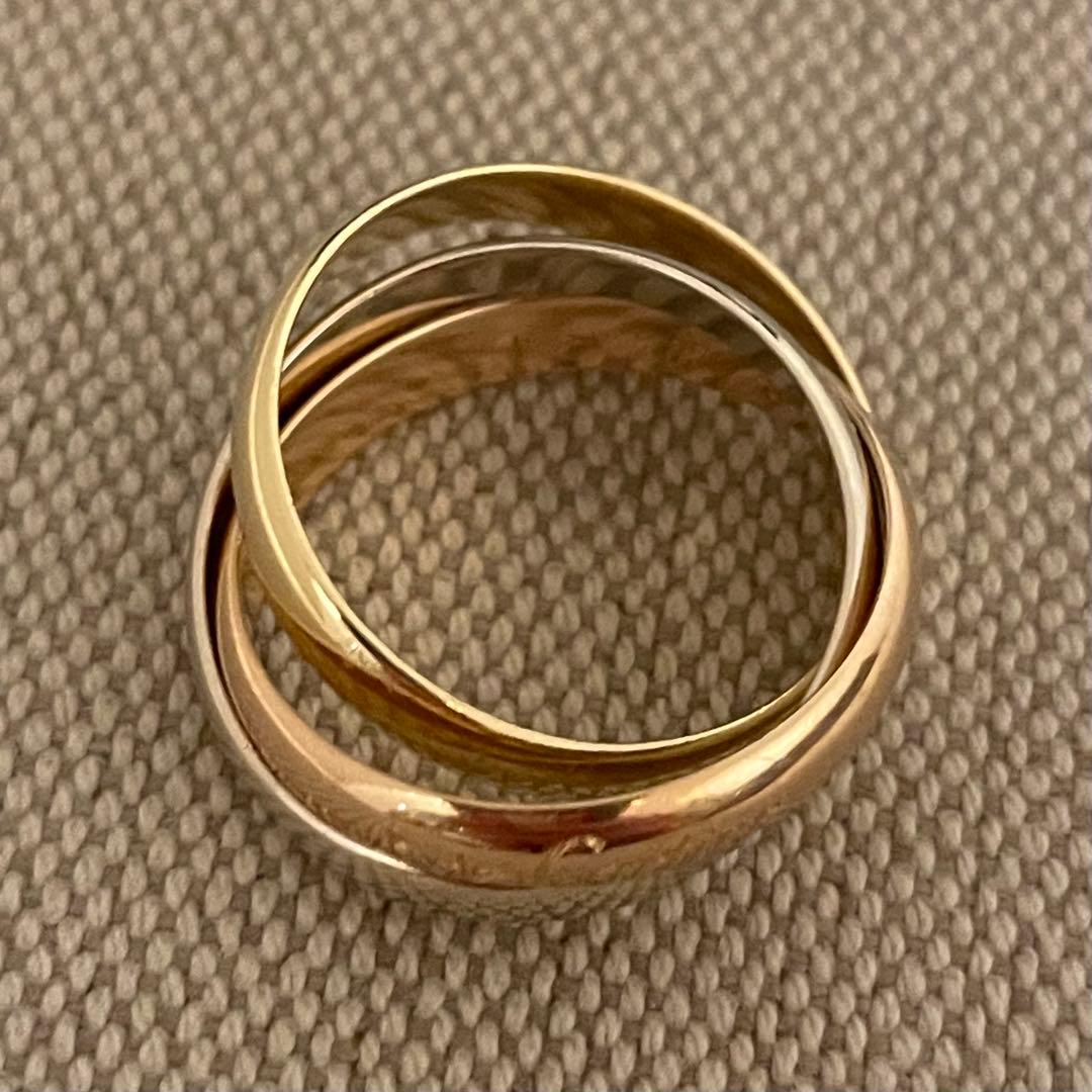 Cartier カルティエ #52 750トリニティリング