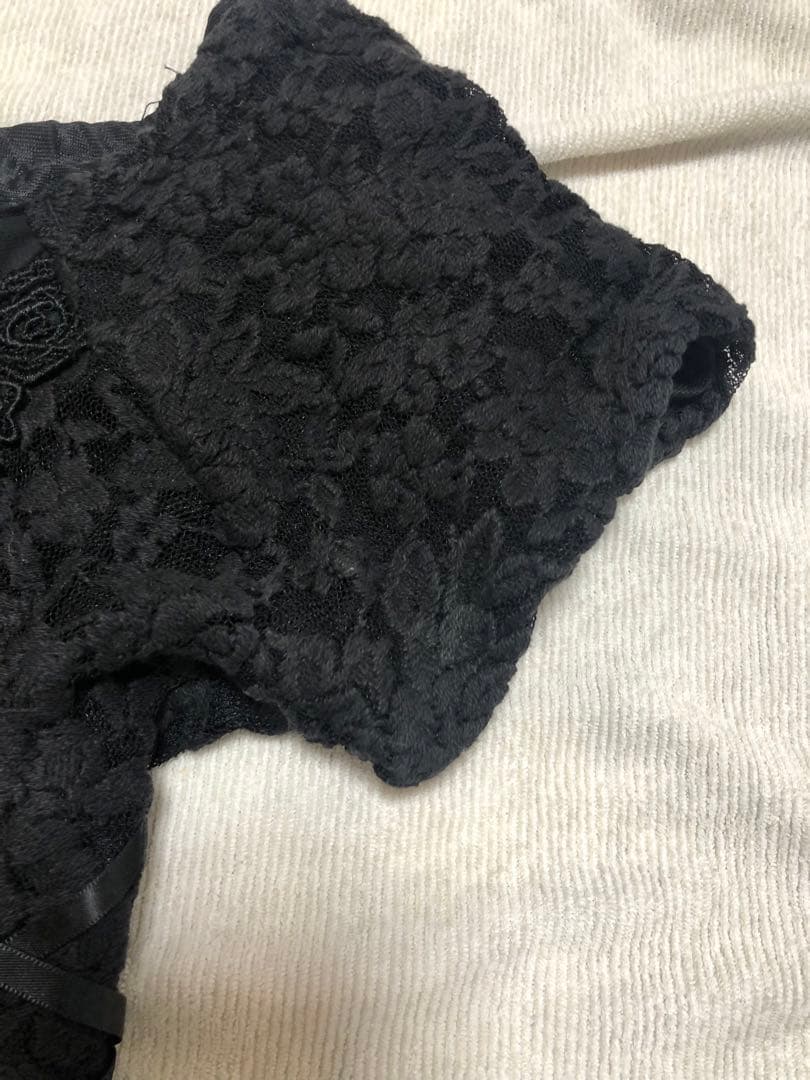 axes femme ビスチェ フリルブラウス　レース　編み上げリボン　リズリサ