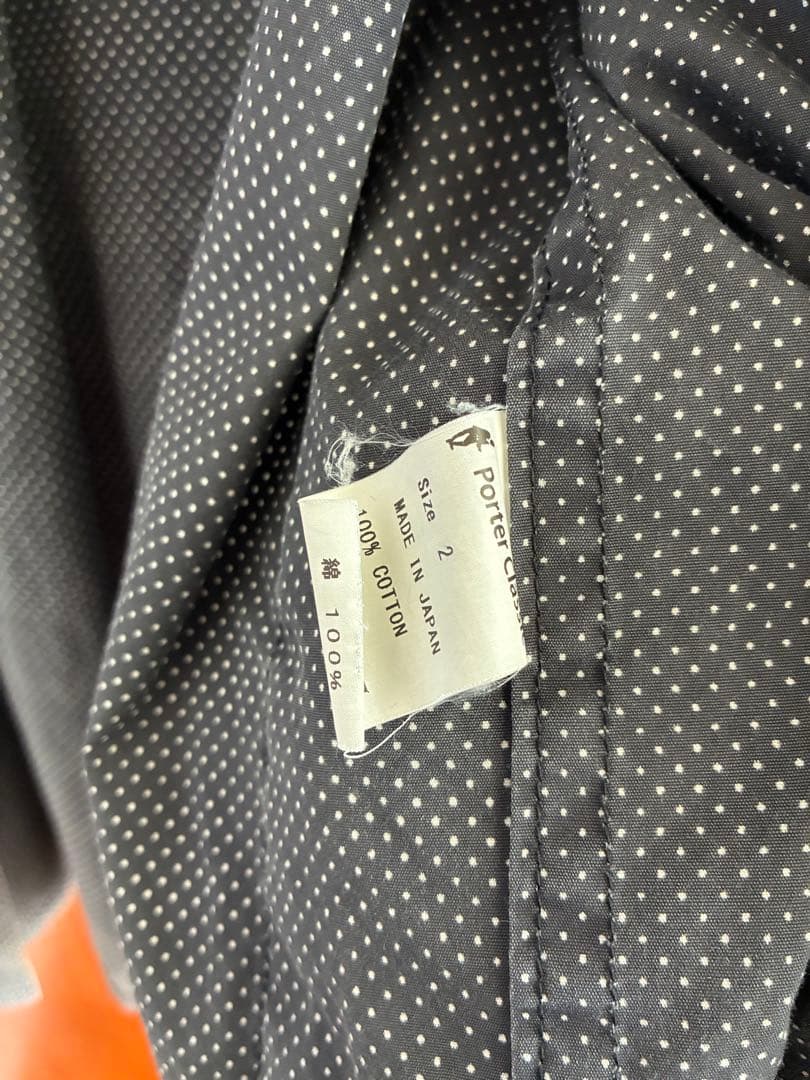 porter classic ドット柄シャツ サイズ2