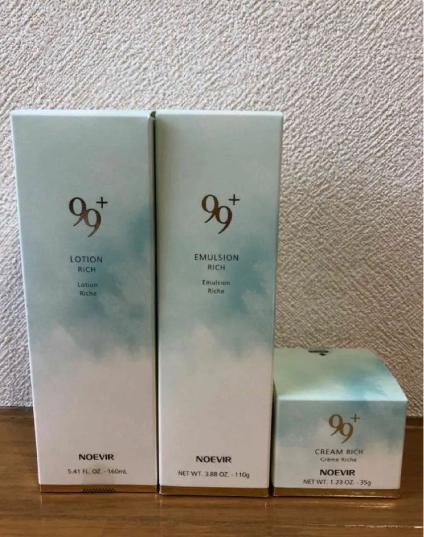 ノエビア 99プラススキンローション＆ミルクローション＆クリーム （リッチ）