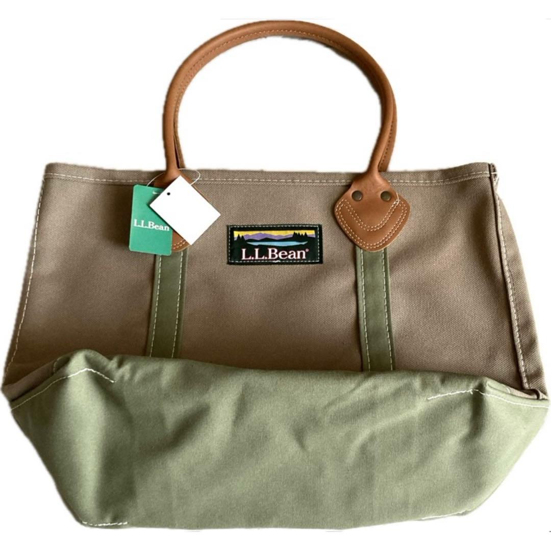 [L.L.Bean] レザーハンドルカタディンボートアンドトートバッグ