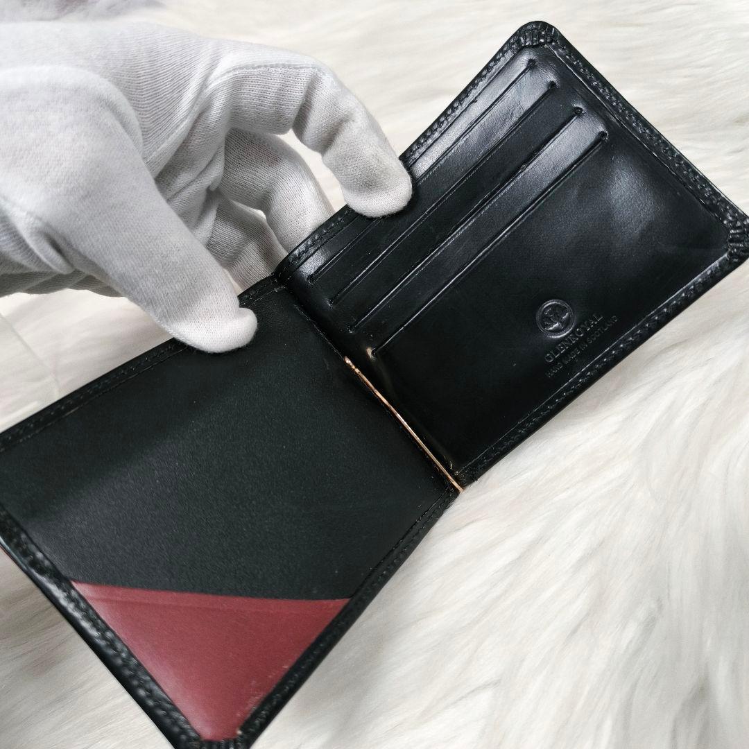 【んちゃそまる様】グレンロイヤル　 二つ折りマネークリップウォレット　ケー