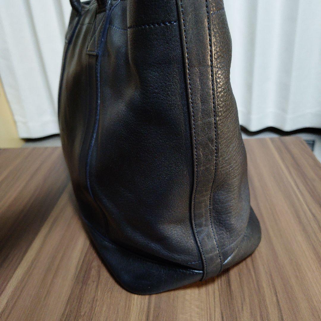 土屋鞄 ビークル ラージストックトート バッグ 本革　ダークインディゴ