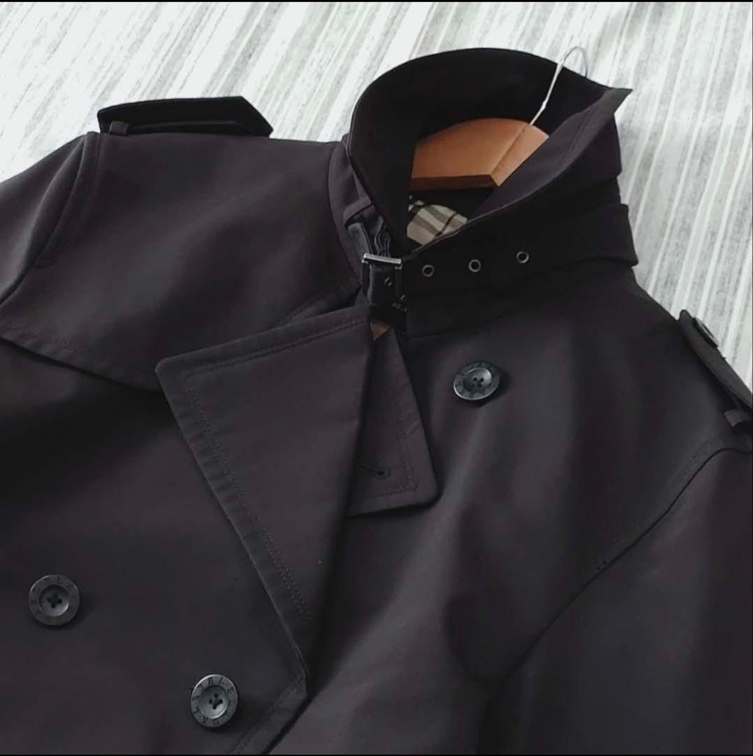 M*》様 バーバリーブラックレーベル＊最高級＊裏チェック＊トレンチコート＊L＊