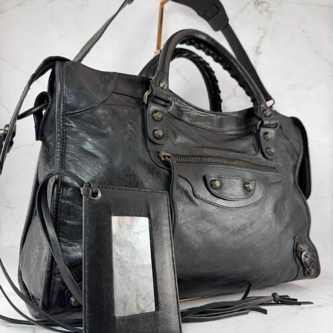 【希少】 バレンシアガ クラシック シティ 2WAY ハンドバッグ 115748