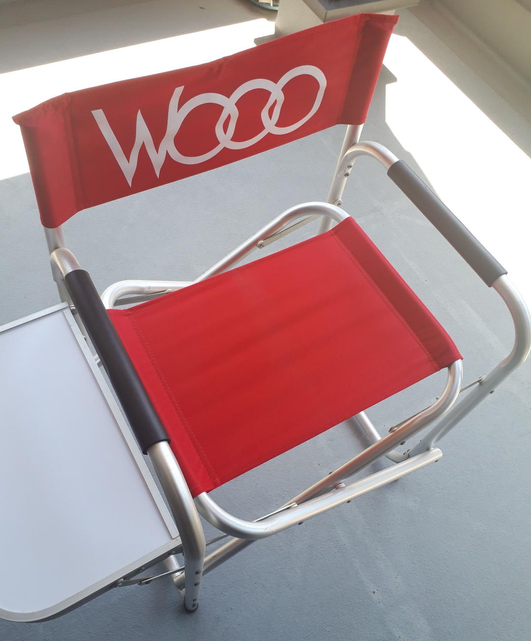 激レア‼️非売品　日立WOOOディレクターズチェア