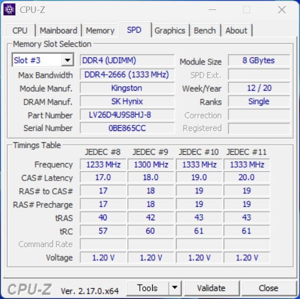 <動作確認済み>DDR4 8GB×4枚 32GB ki02