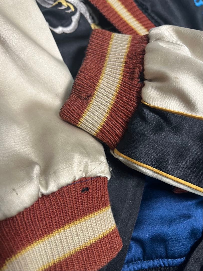 TAILOR 東洋　希少スカジャン 年代物　虎と富士山刺繍