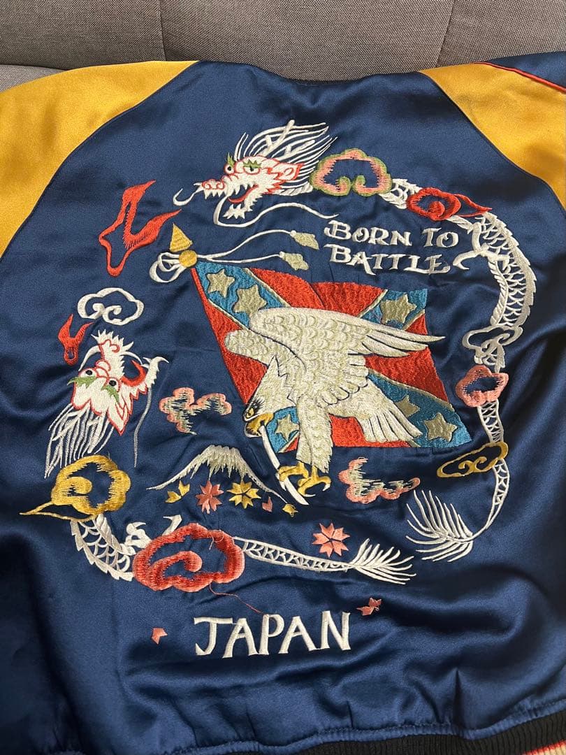 TAILOR 東洋　希少スカジャン 年代物　虎と富士山刺繍