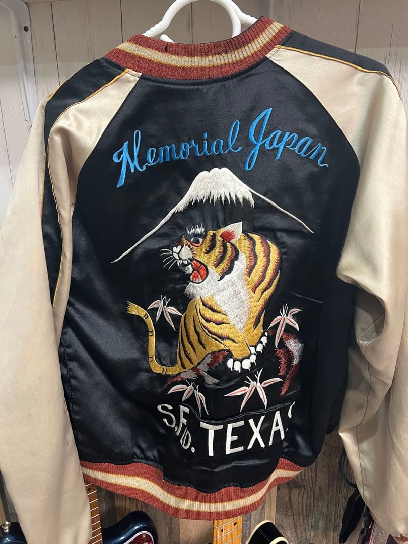TAILOR 東洋　希少スカジャン 年代物　虎と富士山刺繍