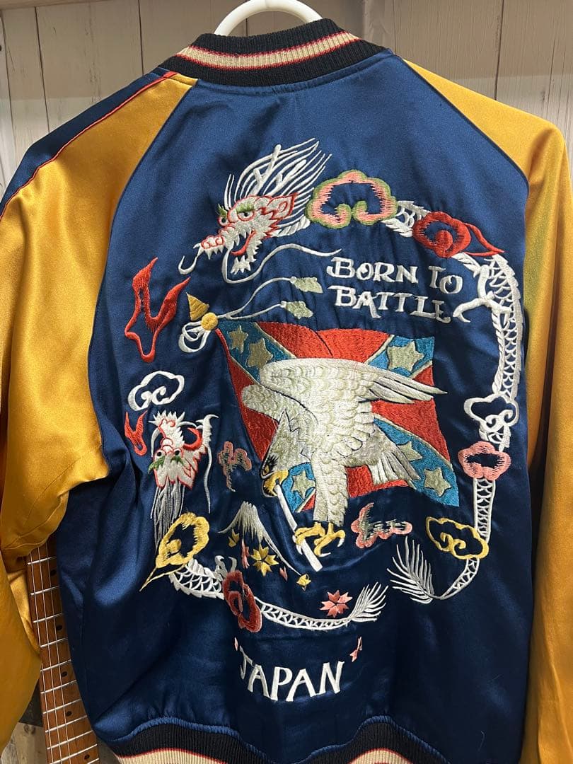 TAILOR 東洋　希少スカジャン 年代物　虎と富士山刺繍