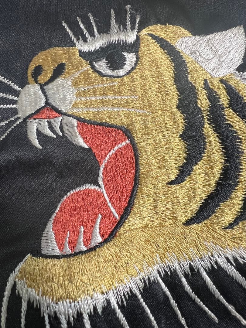 TAILOR 東洋　希少スカジャン 年代物　虎と富士山刺繍