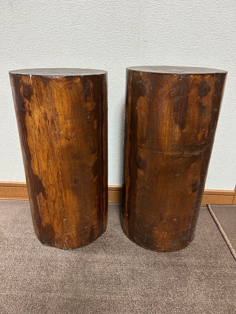 ティキ(tiki)　直径24cm前後×高さ48cm前後　2個セット
