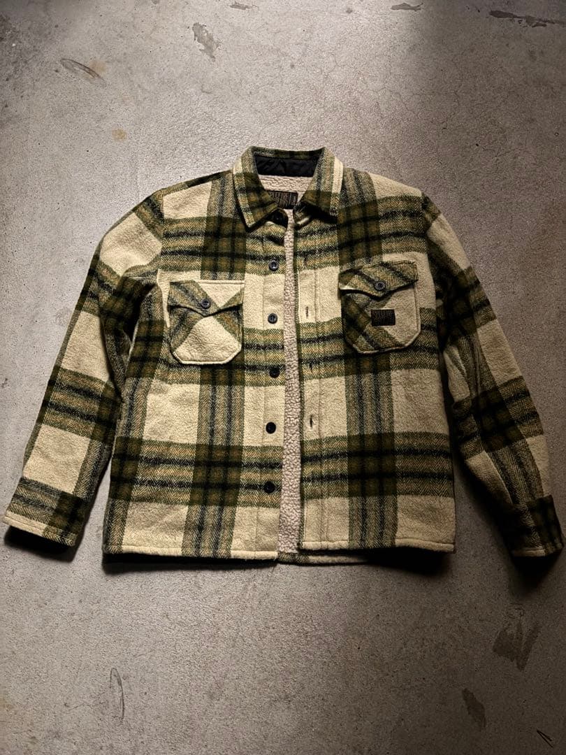 ネルシャツ裏起毛Sサイズ　ブリスクトン