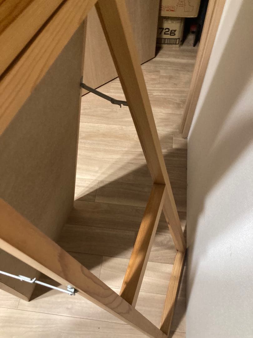 無印良品　MUJI タモ材　ドレッサー　鏡台　オシャレ　化粧台