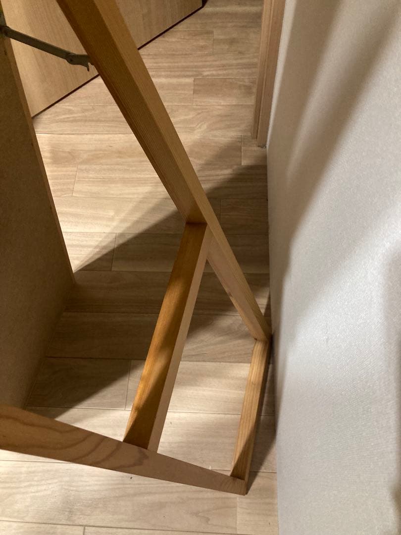 無印良品　MUJI タモ材　ドレッサー　鏡台　オシャレ　化粧台