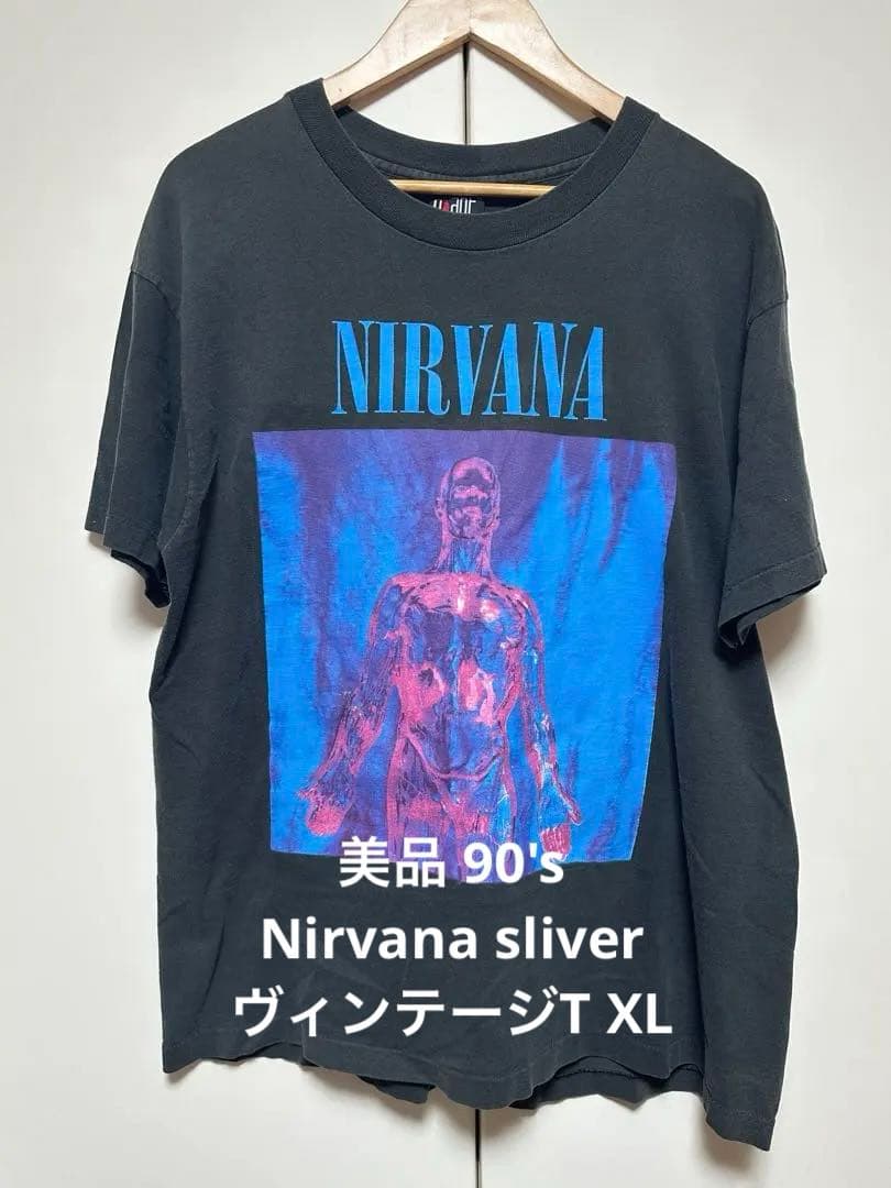 【美品】Nirvana sliver vintage Tシャツ 90s XL