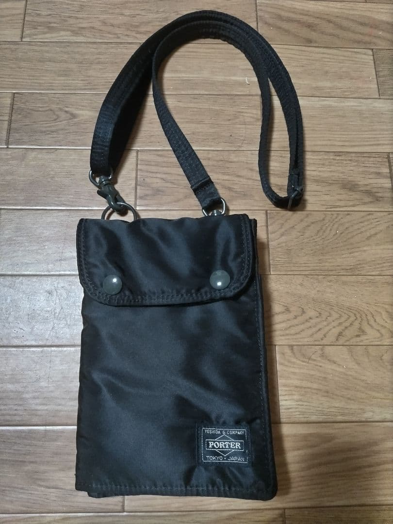 旅行かばん・小分けバッグ PORTER TANKER TRAVEL CASE Black