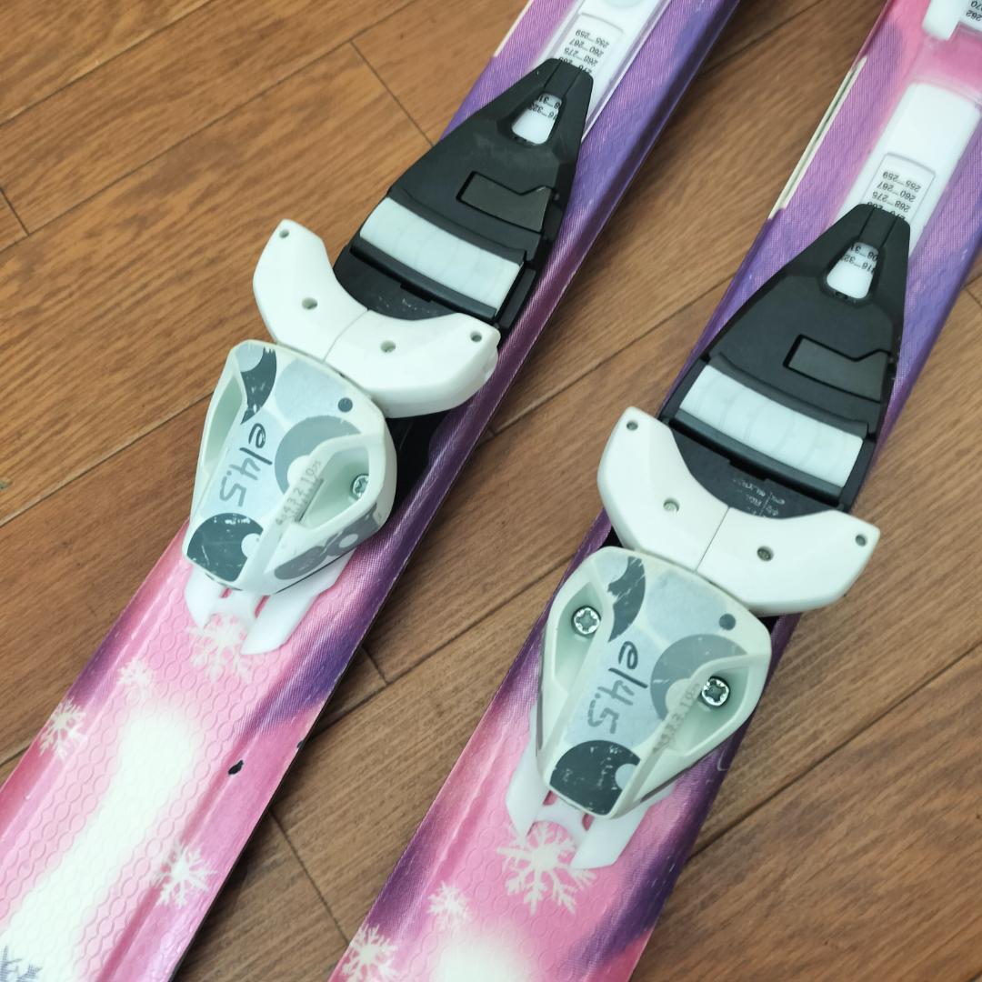 キッズ・ジュニア用 ELAN スキー4点セット 130cm ポール・バッグ付