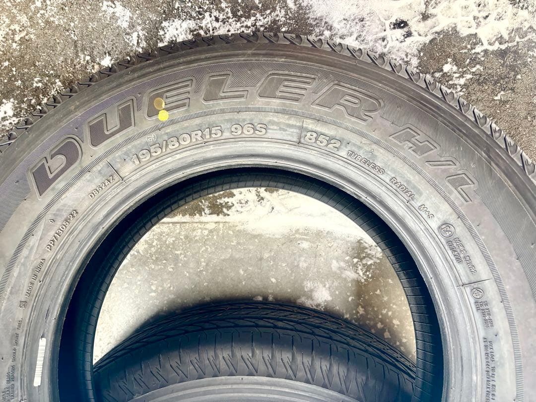 ■ミッキーさま専用①■ BSDueler H/L 195/80R15 4本セット