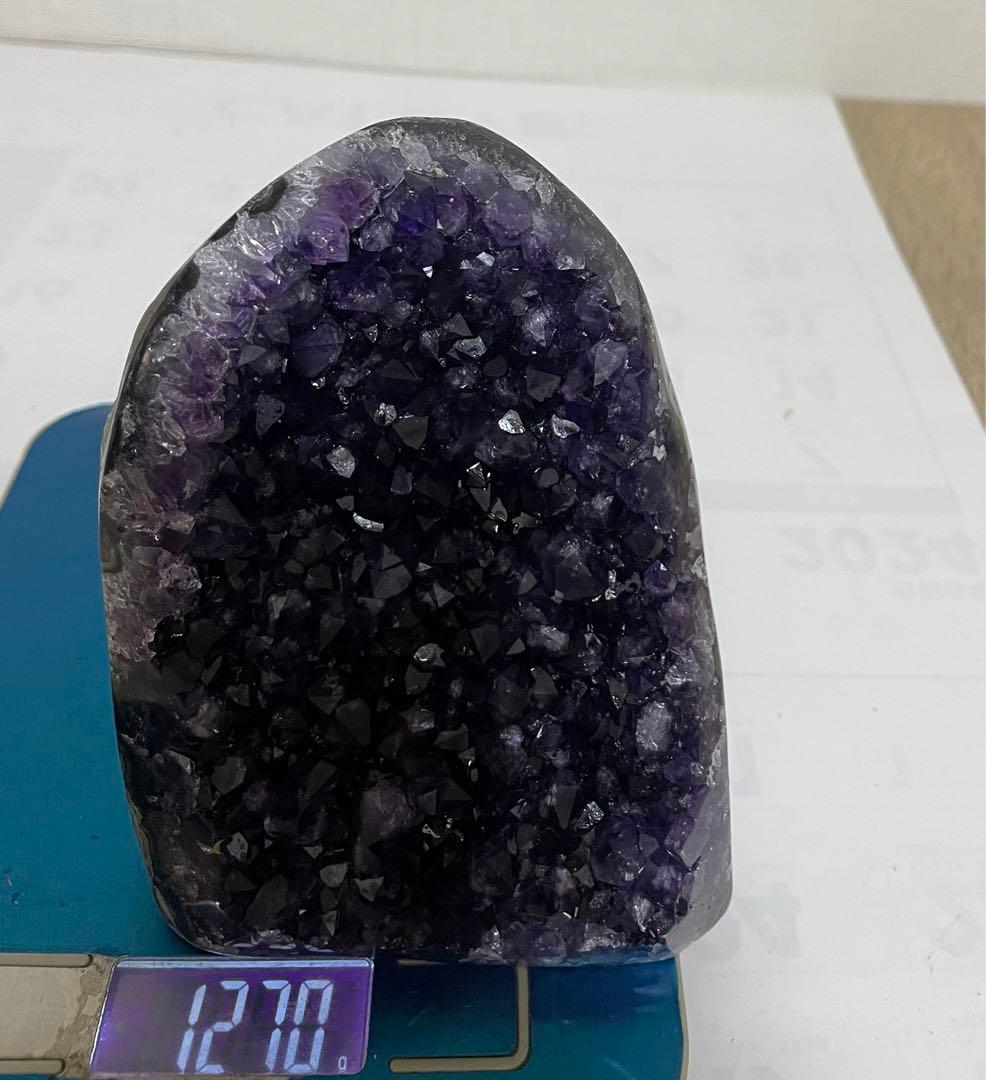 高品質アメジストドーム クリスタル 紫水晶 浄化 パワーストーン 約1.3キロ