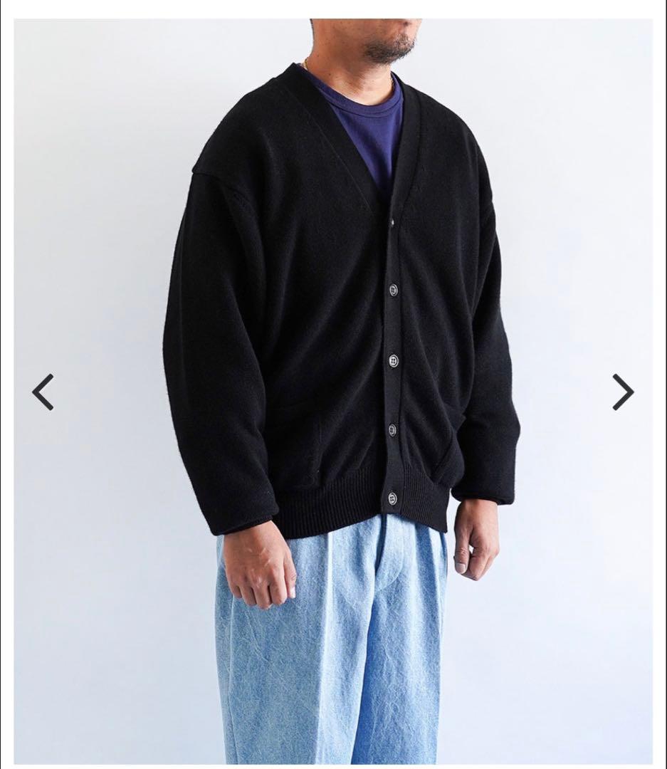 1/10まで値下げHERILLブラックゴールデンカシミヤカーディガンサイズ2